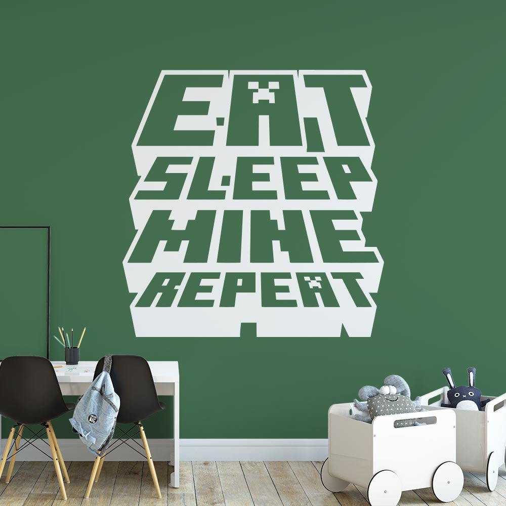 Eat Sleep Drink Decal