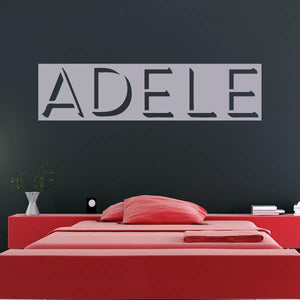 Sticker Logo Adele Apex Stickers Wall | Art Singer