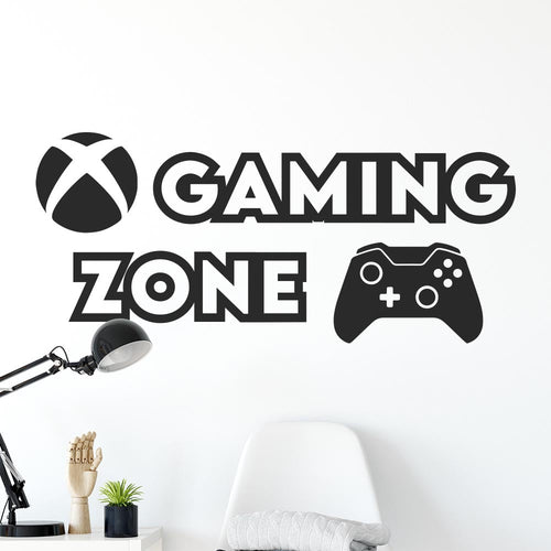 Gaming Zone Wall Stickers Playstation 5 Controller Gamer Vinyl Decals Decor  PS5